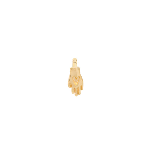 HAMSA HAND STUD GOUD